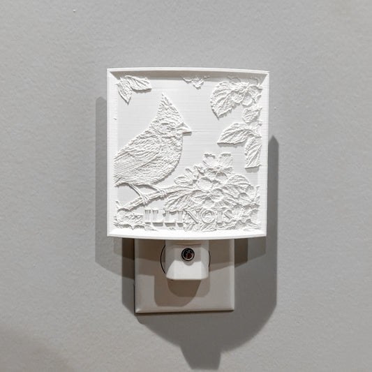 Illinois State Bird & Flower Nightlight