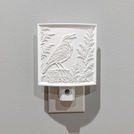 Nebraska State Bird & Flower Nightlight