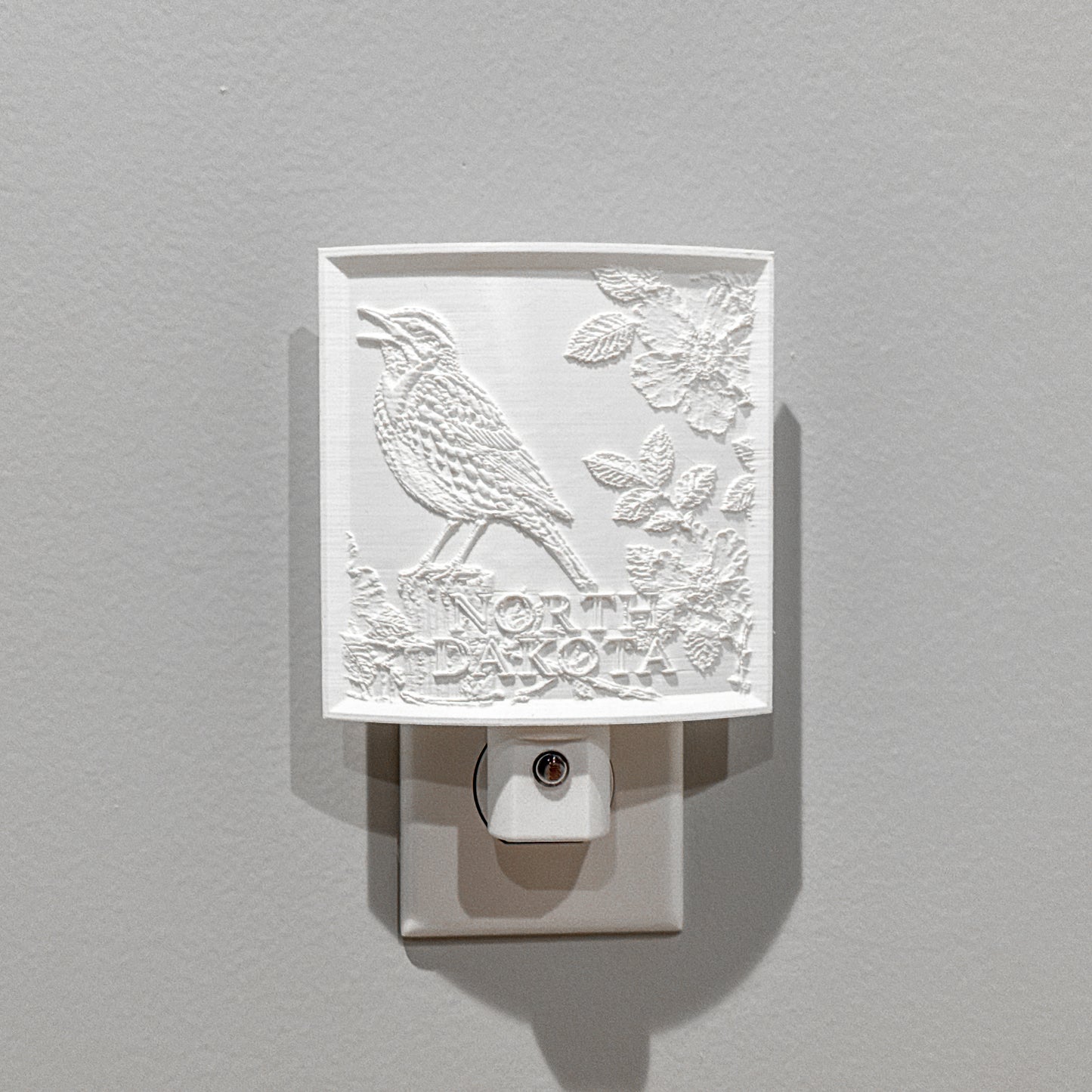 North Dakota State Bird & Flower Nightlight