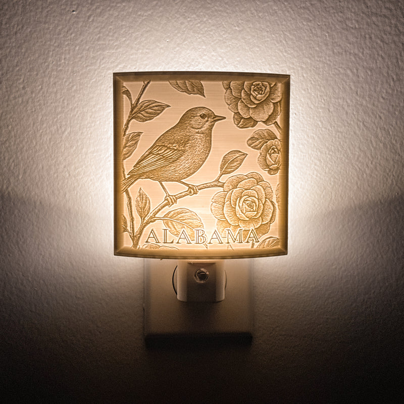 Alabama State Bird & Flower Nightlight