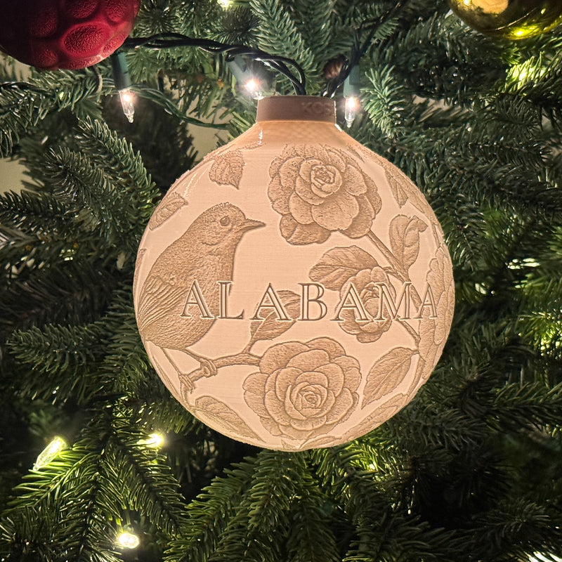 Alabama State Bird & Flower Ornament