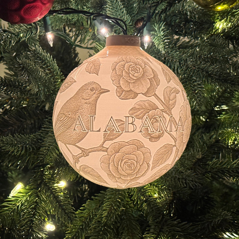 Alabama State Bird & Flower Ornament