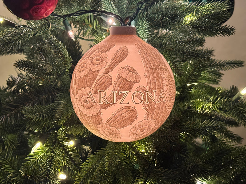 Arizona State Bird & Flower Ornament