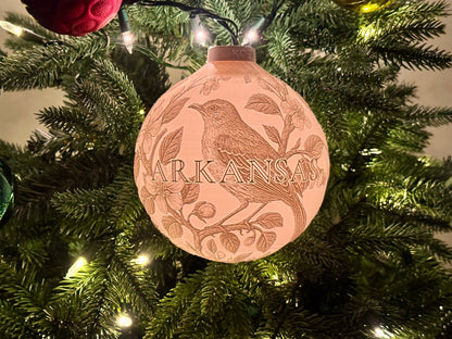Arkansas State Bird & Flower Ornament