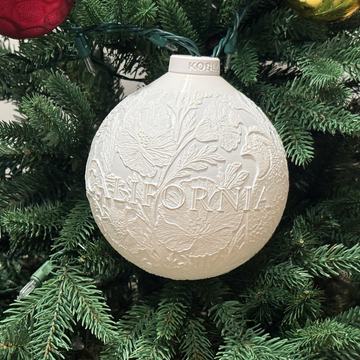 California State Bird & Flower Ornament