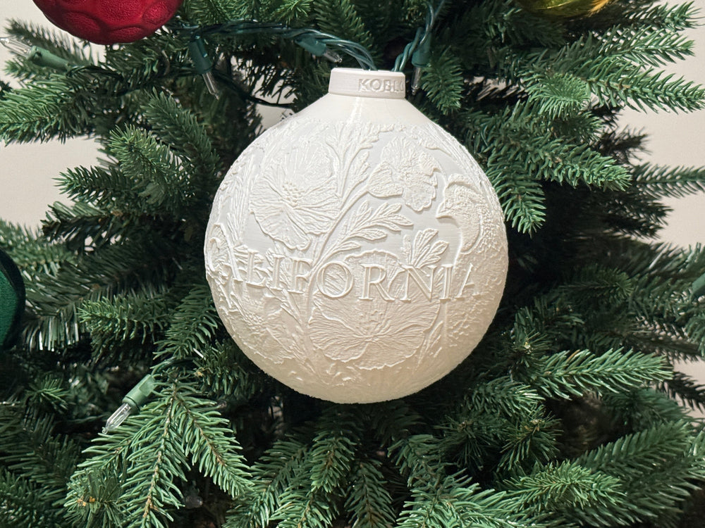 California State Bird & Flower Ornament