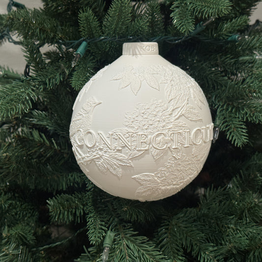 Connecticut State Bird & Flower Ornament