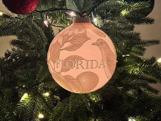 Florida State Bird & Flower Ornament