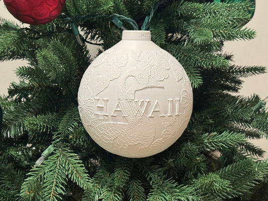 Hawaii State Bird & Flower Ornament