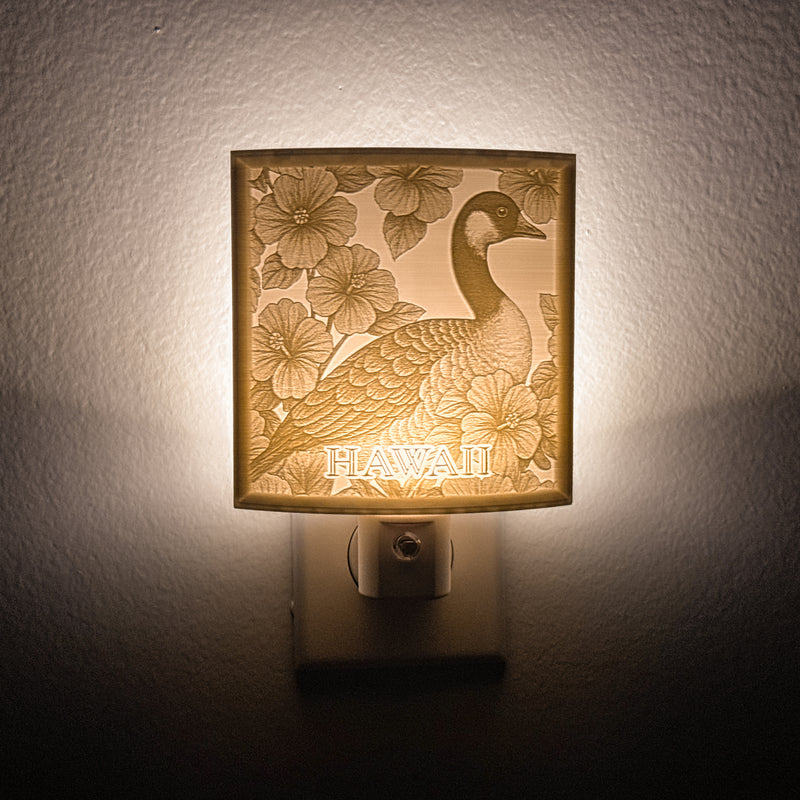 Hawaii State Bird & Flower Nightlight