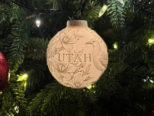 Utah State Bird & Flower Ornament