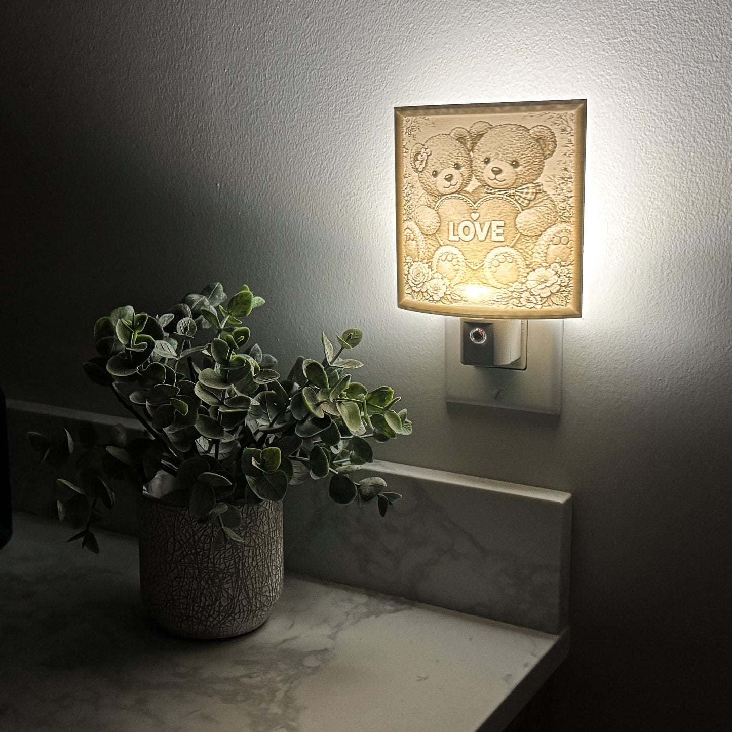 Teddy Bear Love Nightlight