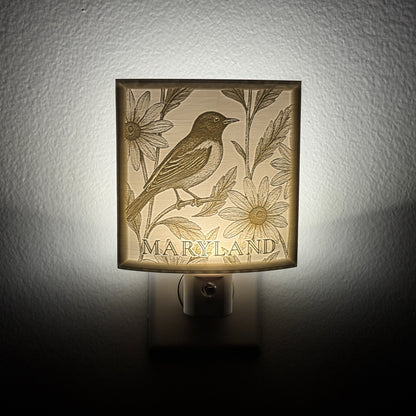 Maryland State Bird & Flower Nightlight