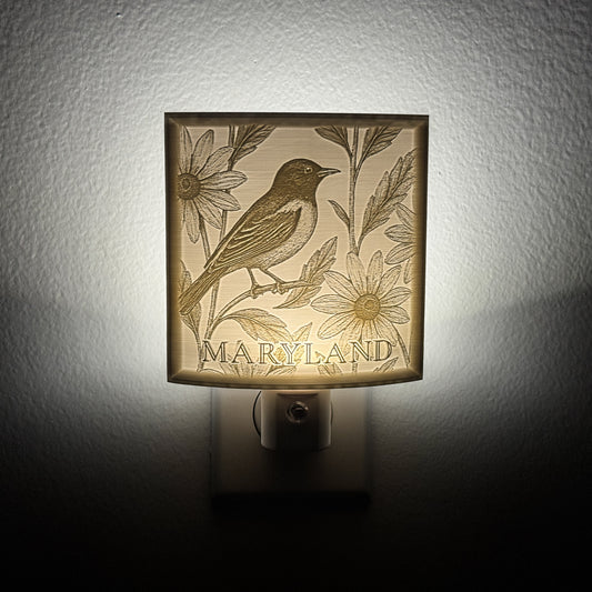 Maryland State Bird & Flower Nightlight