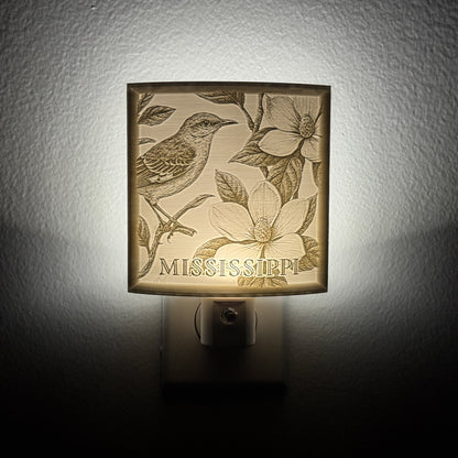 Mississippi State Bird & Flower Nightlight