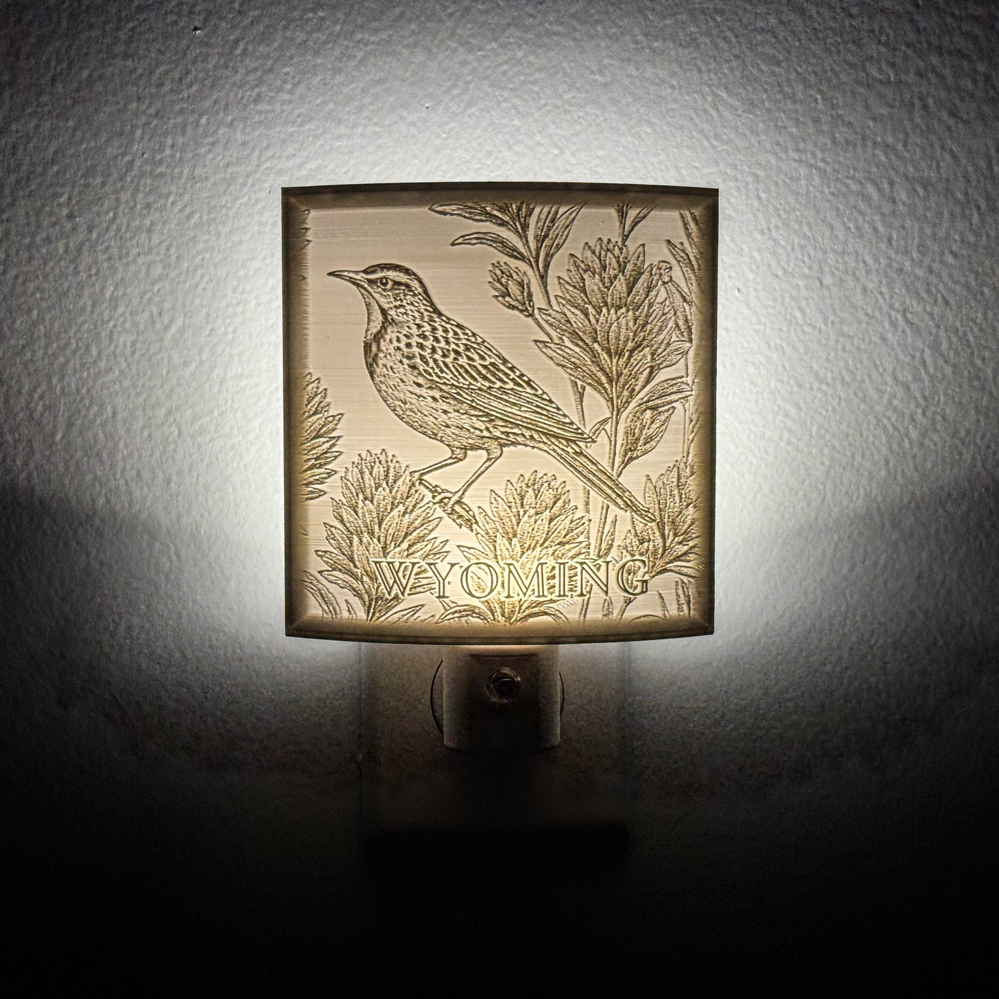 Wyoming State Bird & Flower Nightlight
