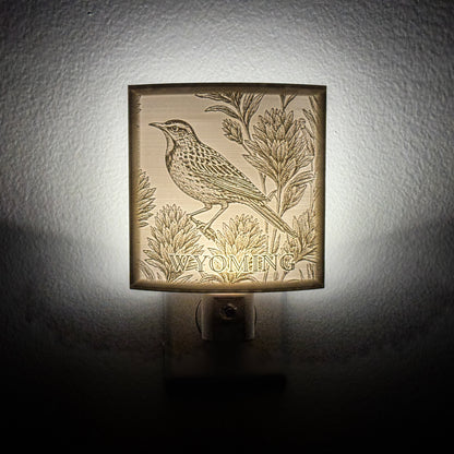 Wyoming State Bird & Flower Nightlight