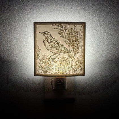 Wyoming State Bird & Flower Nightlight
