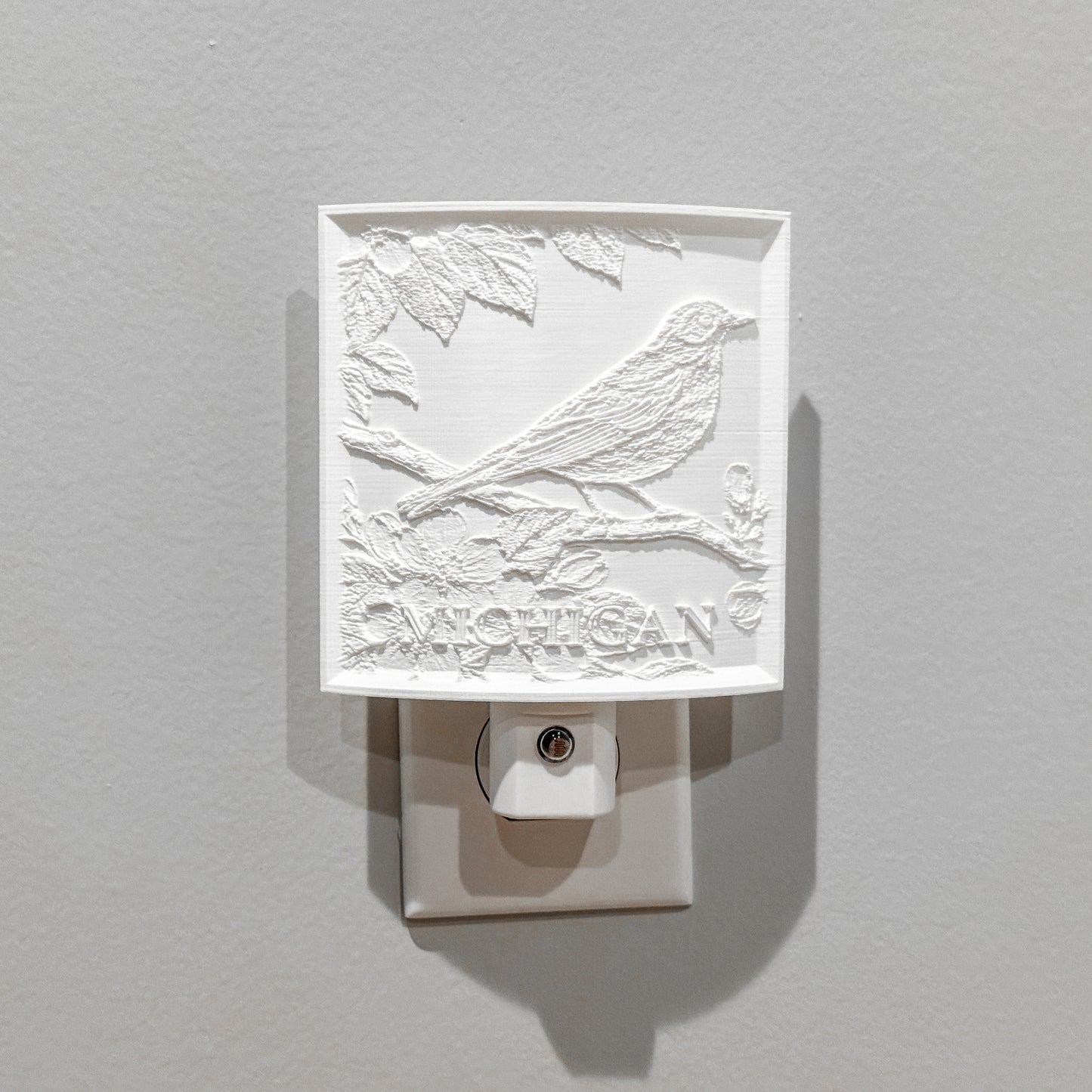 Michigan State Bird & Flower Nightlight