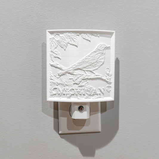 Michigan State Bird & Flower Nightlight