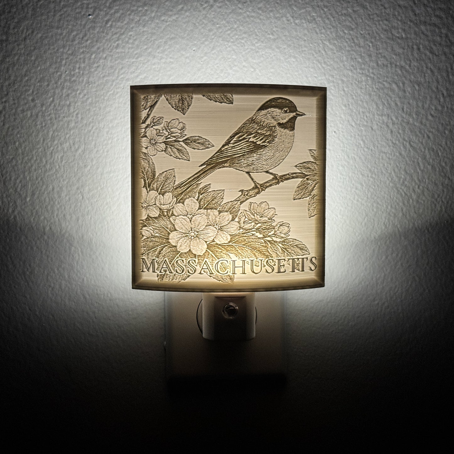 Massachusetts State Bird & Flower Nightlight