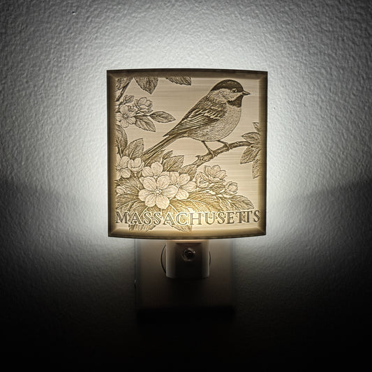 Massachusetts State Bird & Flower Nightlight