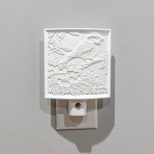 Massachusetts State Bird & Flower Nightlight
