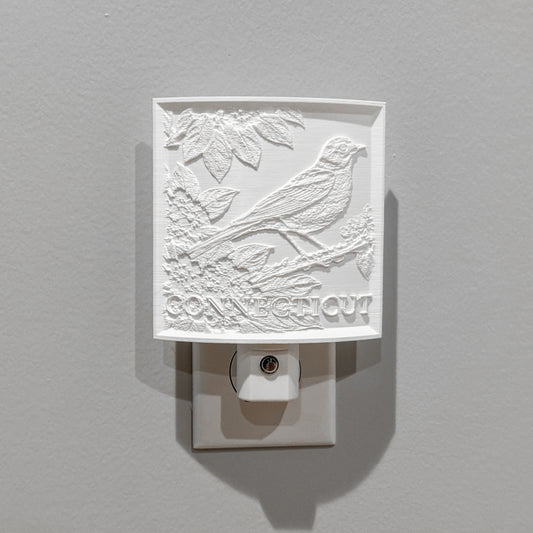 Connecticut State Bird & Flower Nightlight