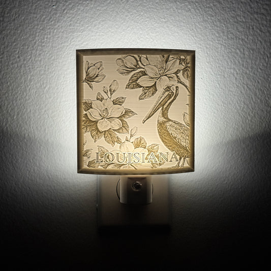 Louisiana State Bird & Flower Nightlight