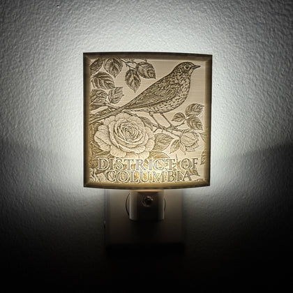 Washington, DC Bird & Flower Nightlight