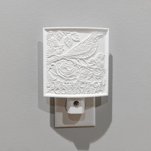 Washington, DC Bird & Flower Nightlight