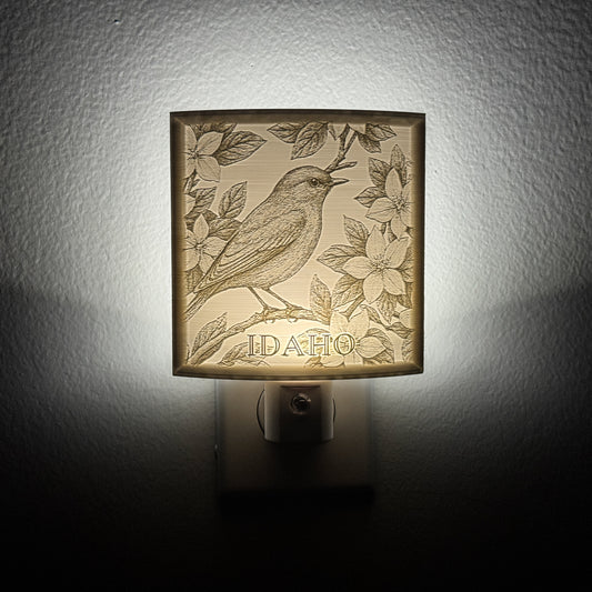 Idaho State Bird & Flower Nightlight