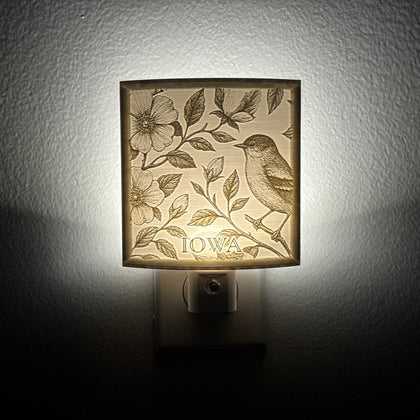 Iowa State Bird & Flower Nightlight