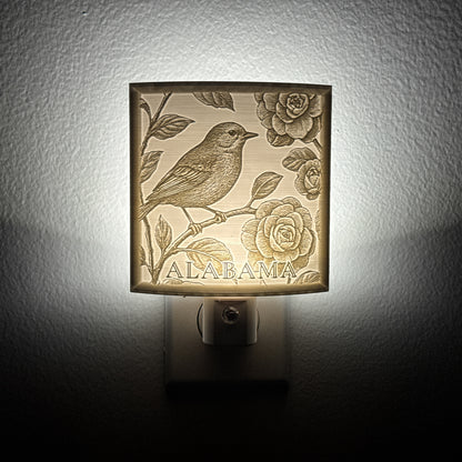 Alabama State Bird & Flower Nightlight
