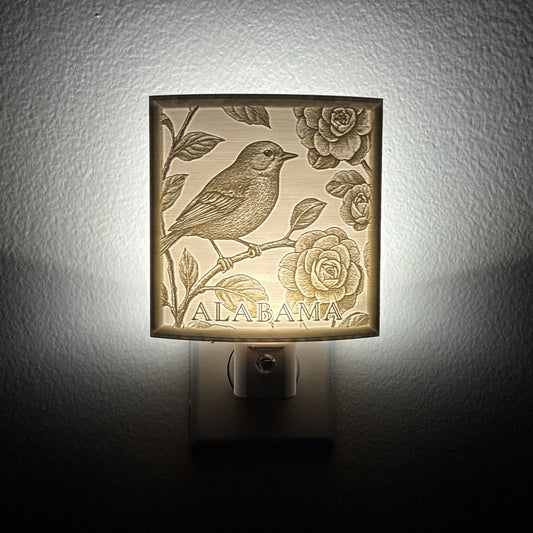 Alabama State Bird & Flower Nightlight