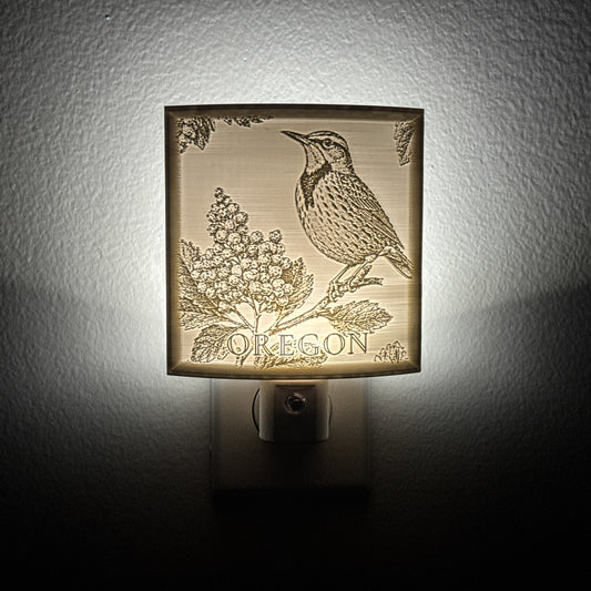 Oregon State Bird & Flower Nightlight