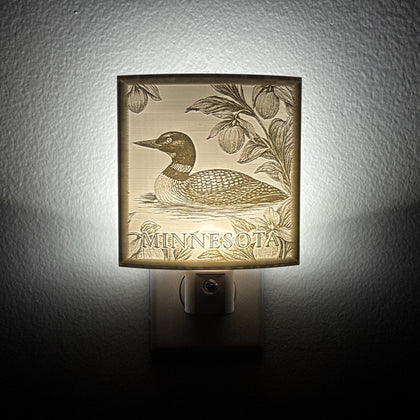 Minnesota State Bird & Flower Nightlight