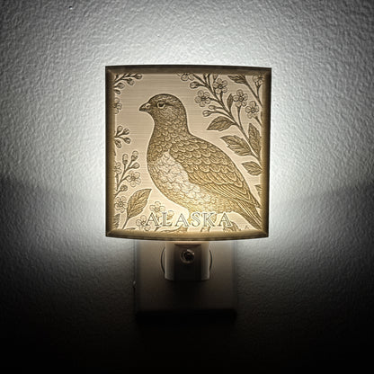Alaska State Bird & Flower Nightlight