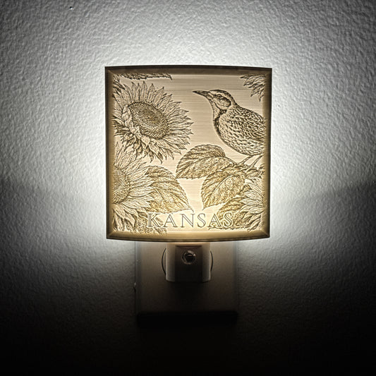 Kansas State Bird & Flower Nightlight