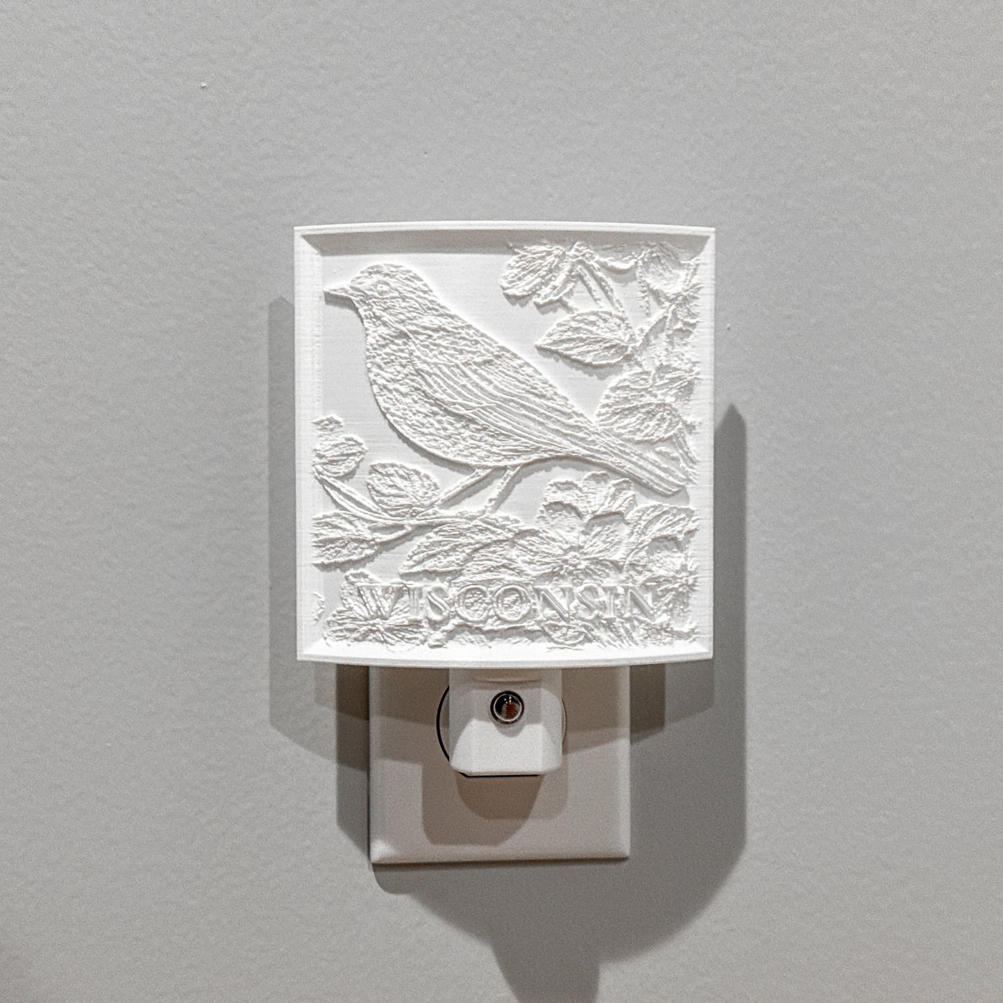 Wisconsin State Bird & Flower Nightlight