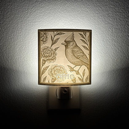 Ohio State Bird & Flower Nightlight