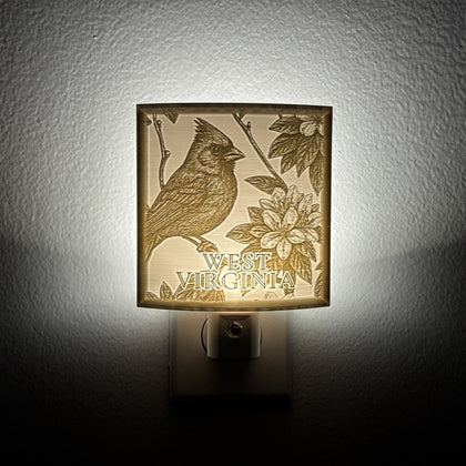 West Virginia State Bird & Flower Nightlight