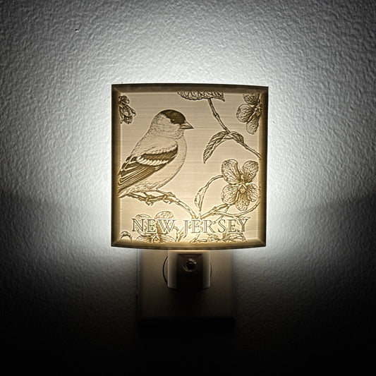 New Jersey State Bird & Flower Nightlight
