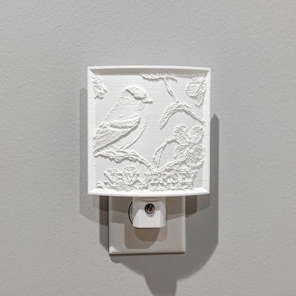New Jersey State Bird & Flower Nightlight