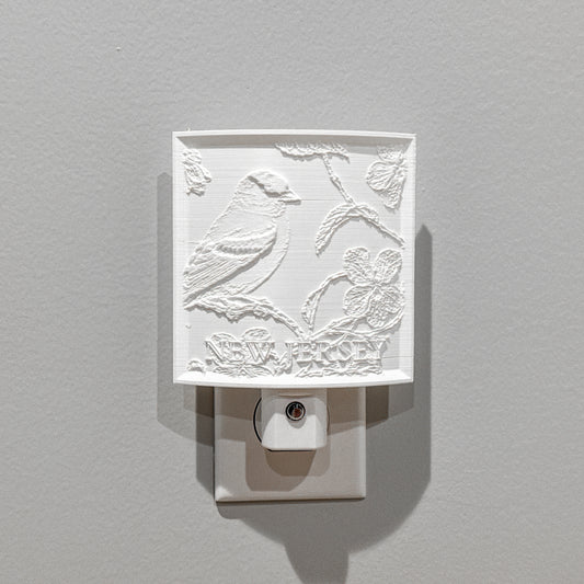 New Jersey State Bird & Flower Nightlight
