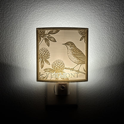 Vermont State Bird & Flower Nightlight
