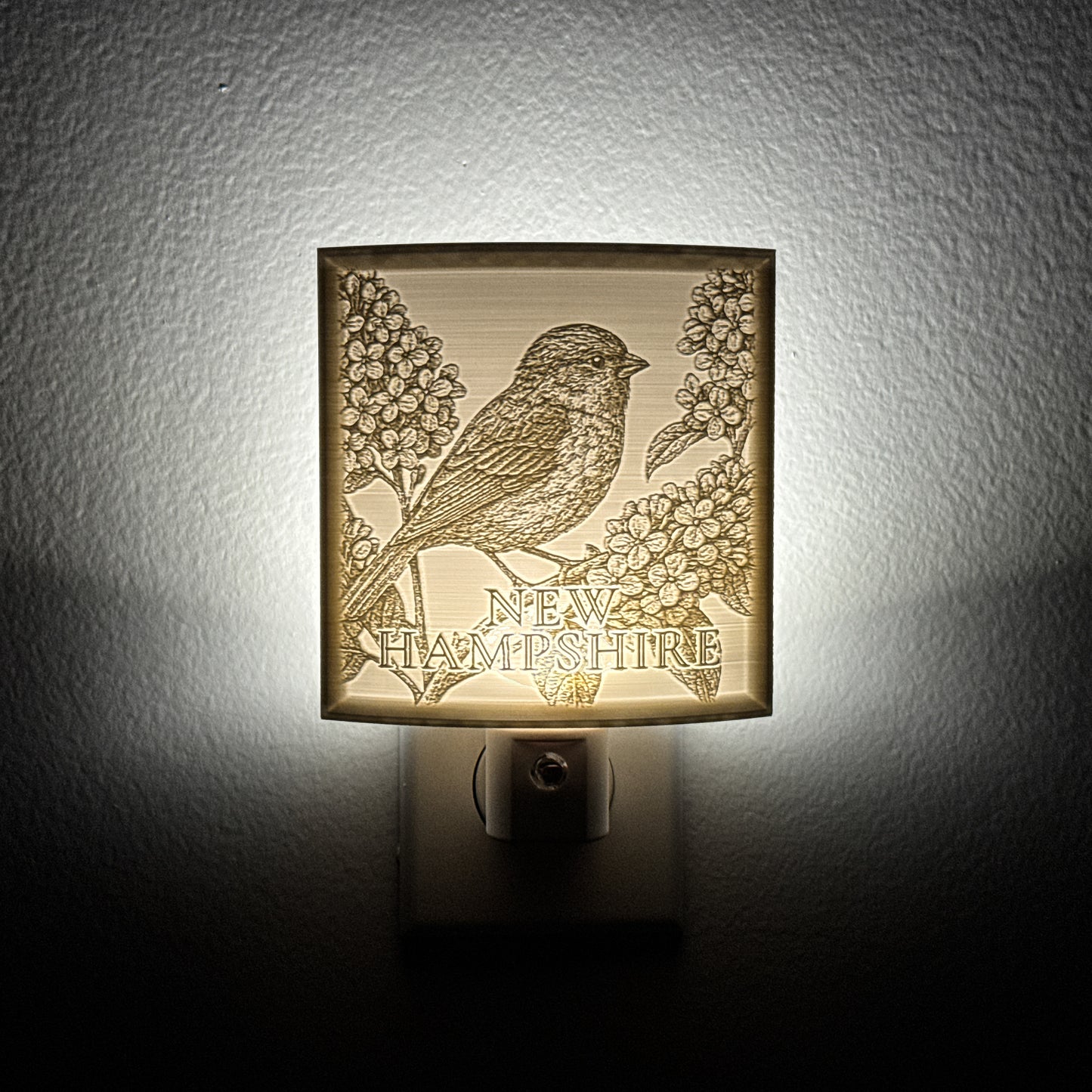 New Hampshire State Bird & Flower Nightlight