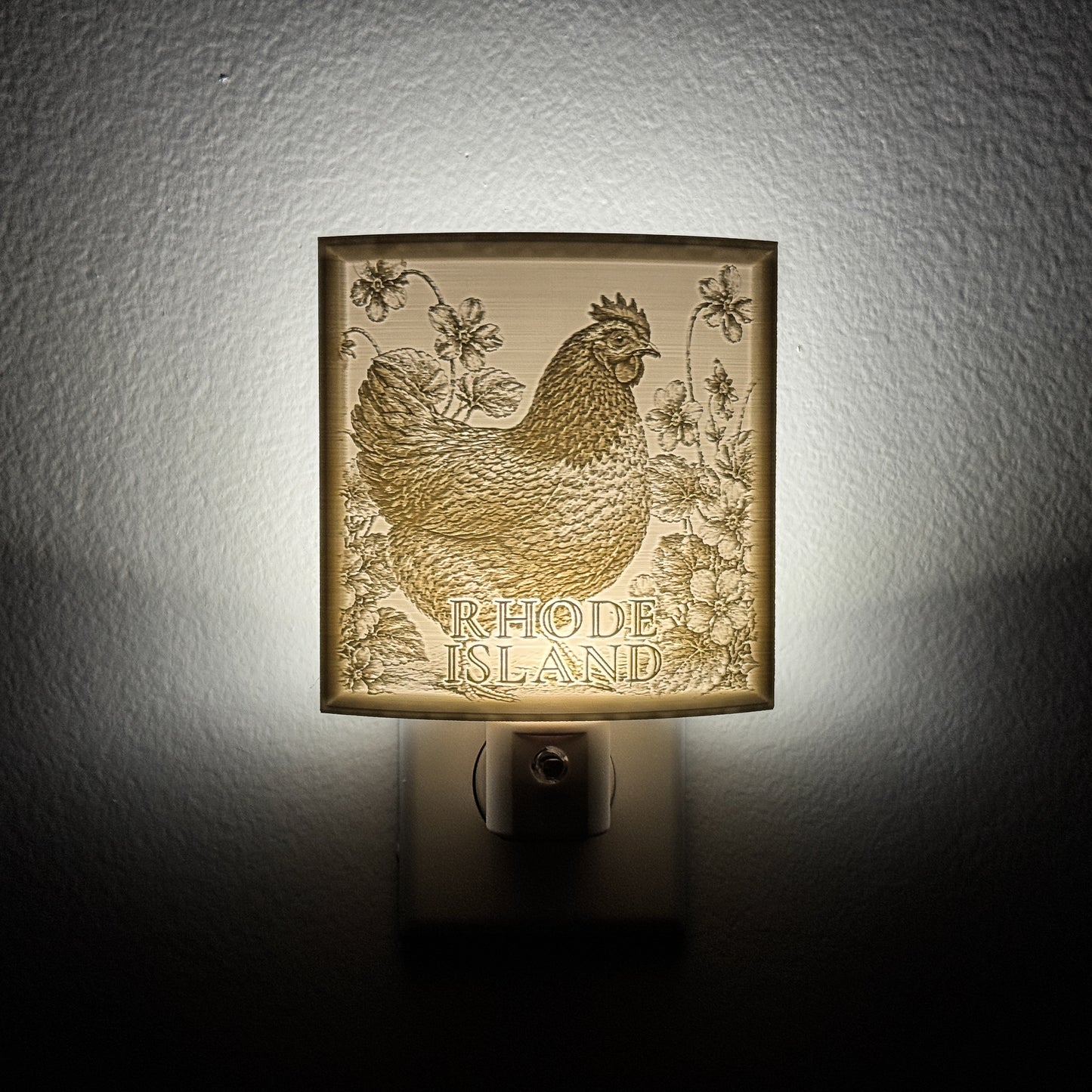 Rhode Island State Bird & Flower Nightlight