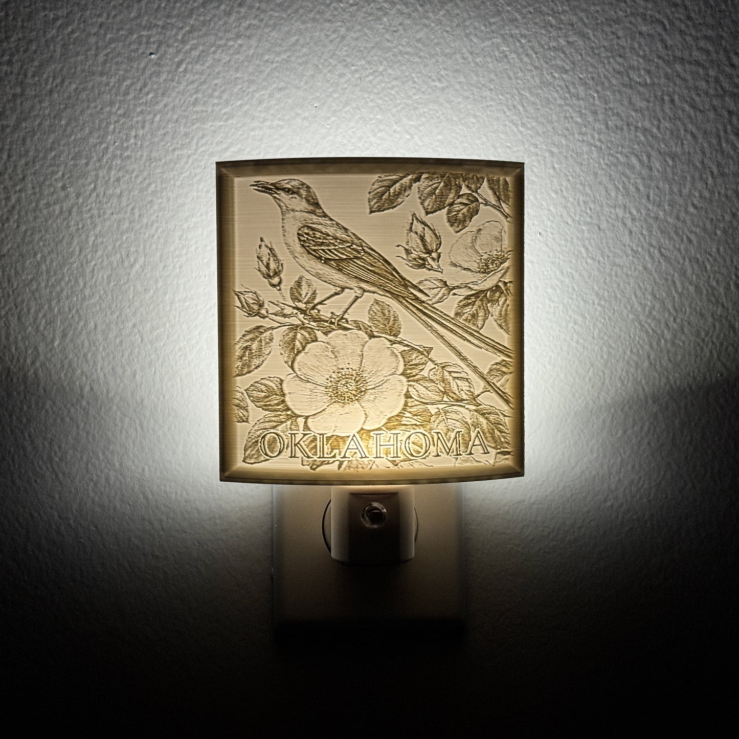 Oklahoma State Bird & Flower Nightlight
