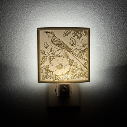 Oklahoma State Bird & Flower Nightlight